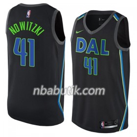 NBA Mænd Trøje Dallas Mavericks Dirk Nowitzki 41 Nike City Edition Swingman